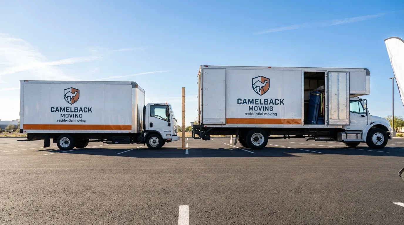Moving truck size capacity guide in Lacombe